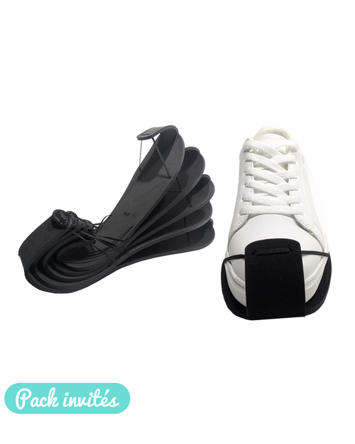 Lot de surchaussures noires à petit prix