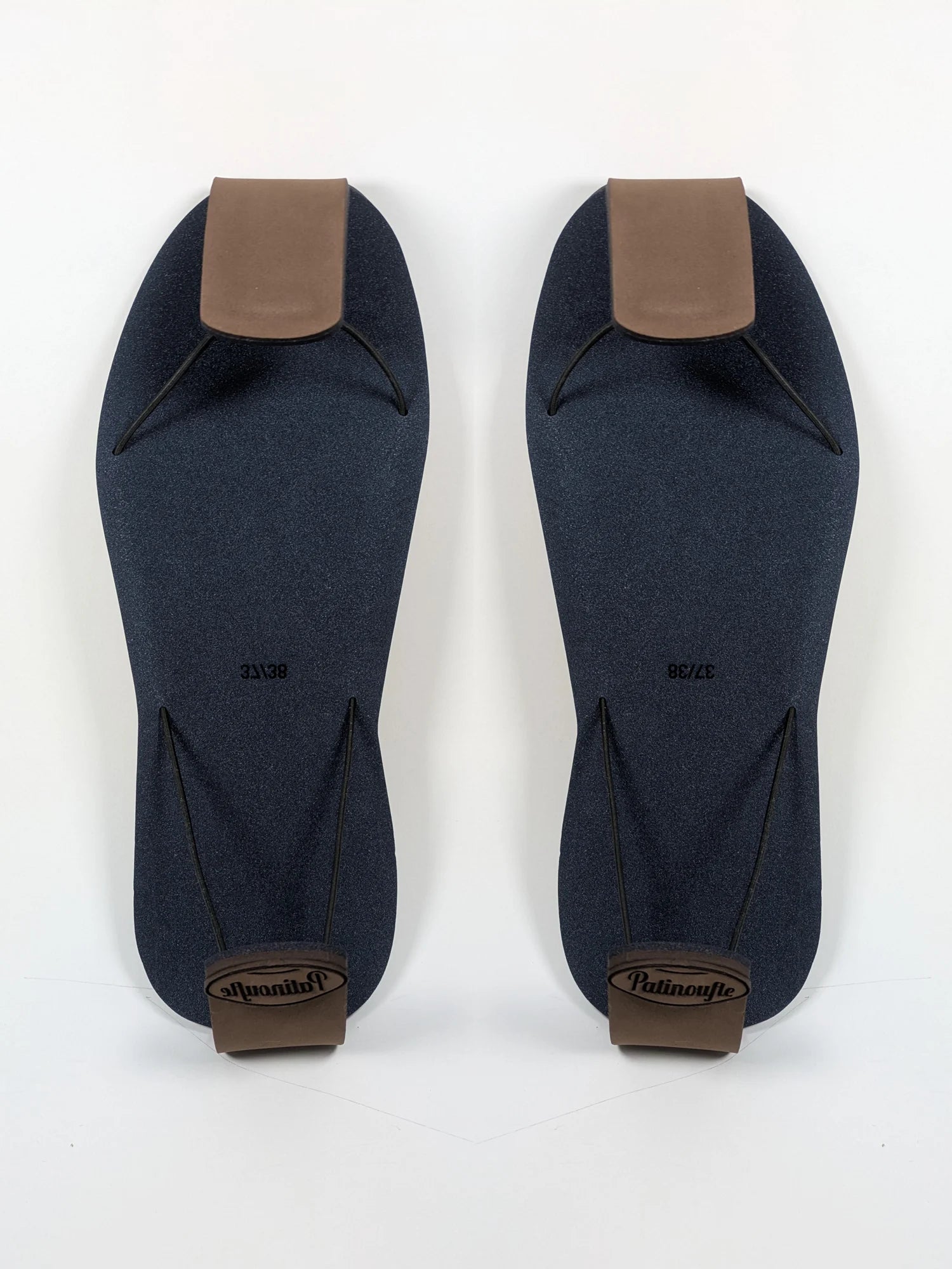 patins d'intérieur marron