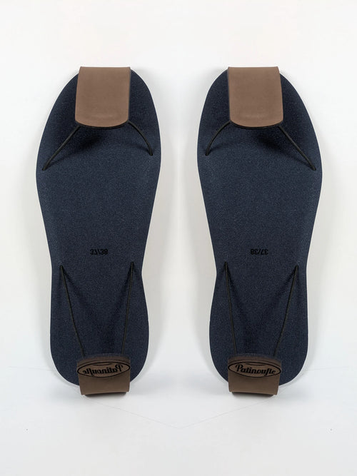 patins d'intérieur marron