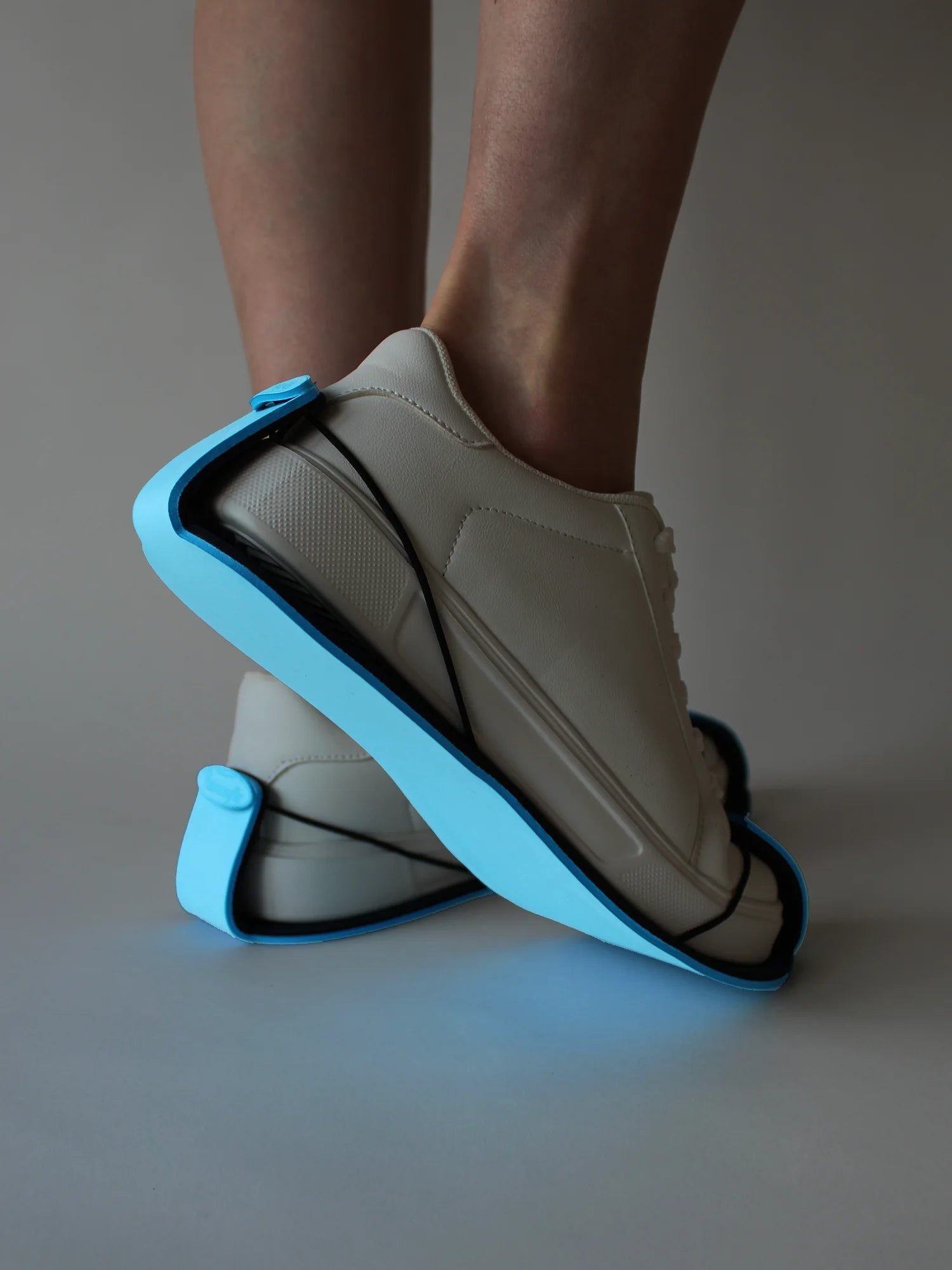 surchaussure Patinoufle bleu iceberg