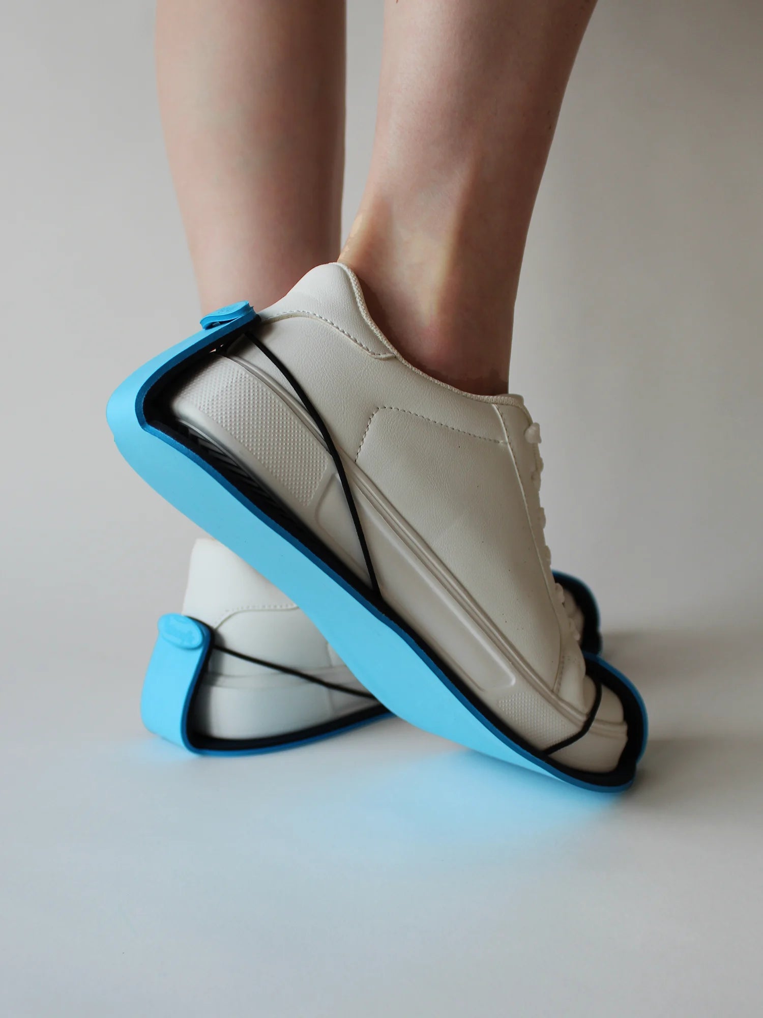 Surchaussures bleu iceberg patinoufle