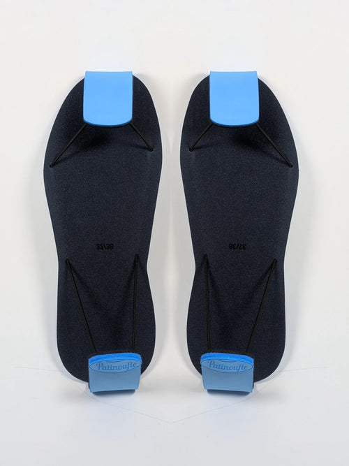 paire de surchaussures bleu iceberg lavable