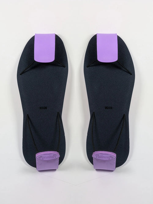 patins d'intérieur mauve