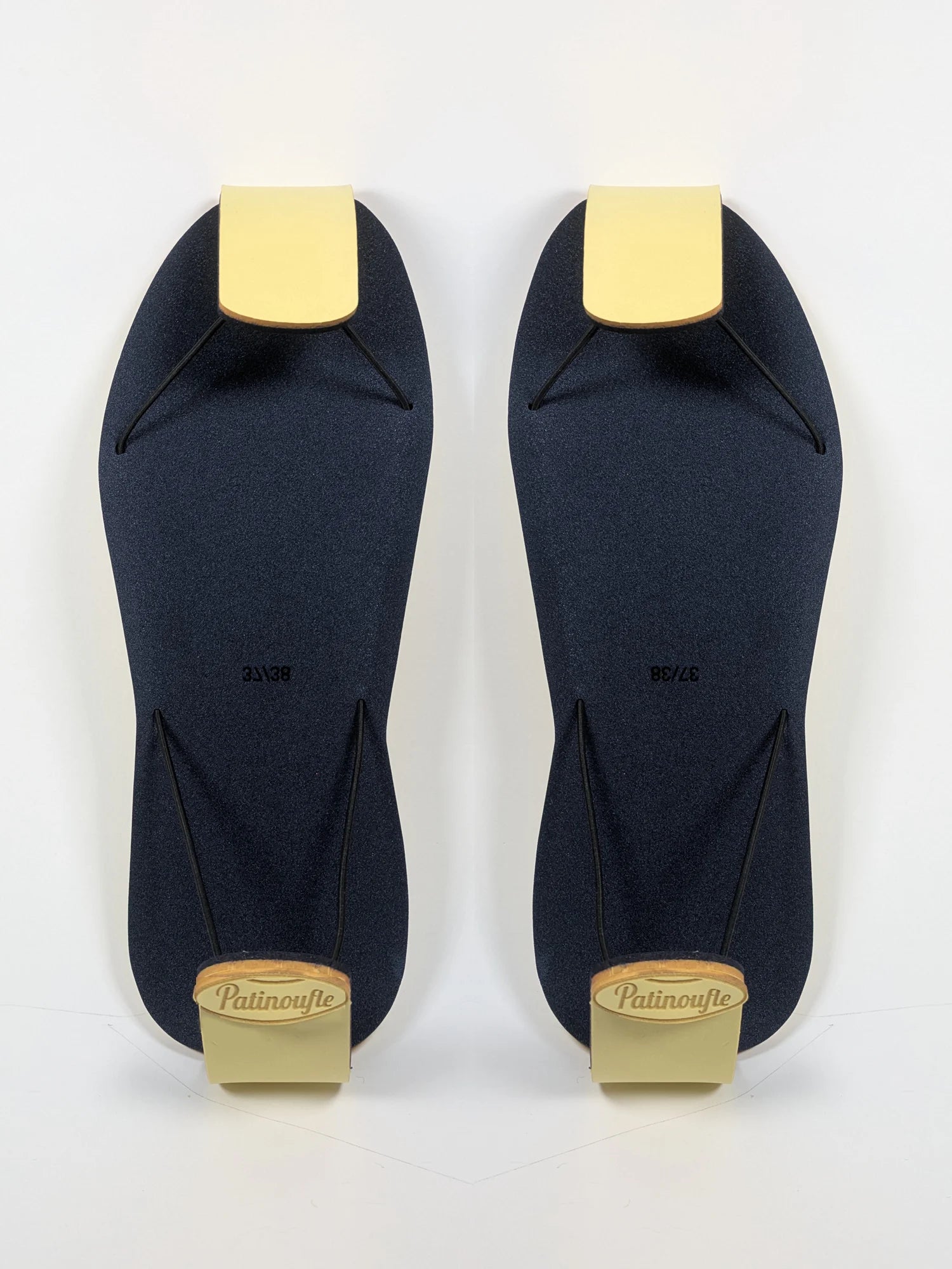 patins d'intérieur beige