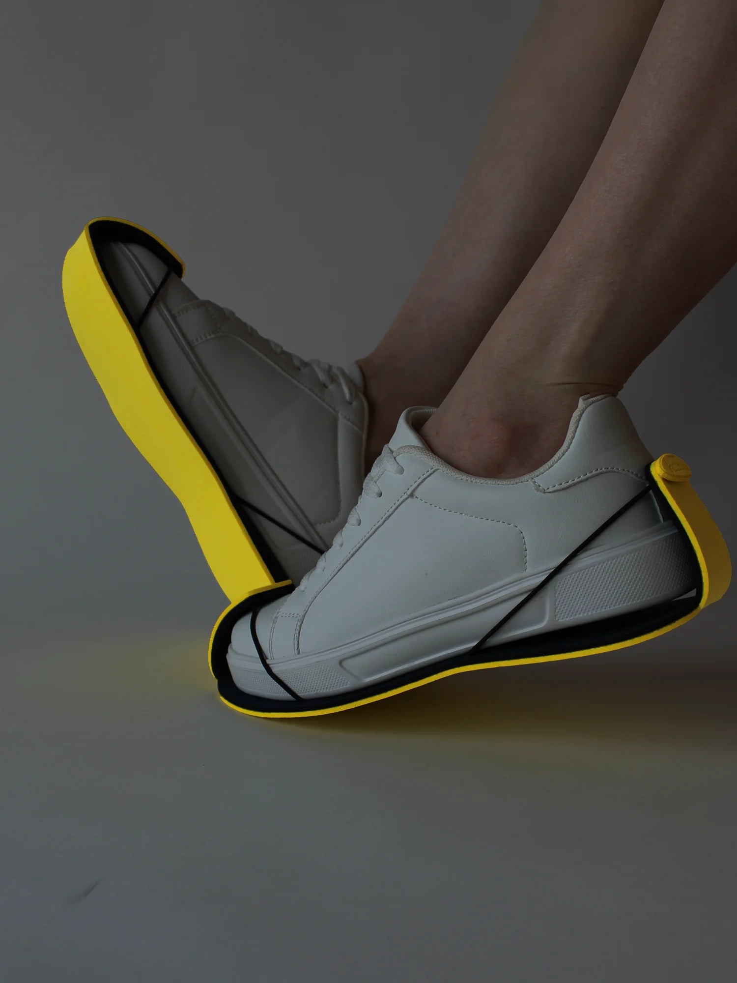 surchaussure Patinoufle jaune