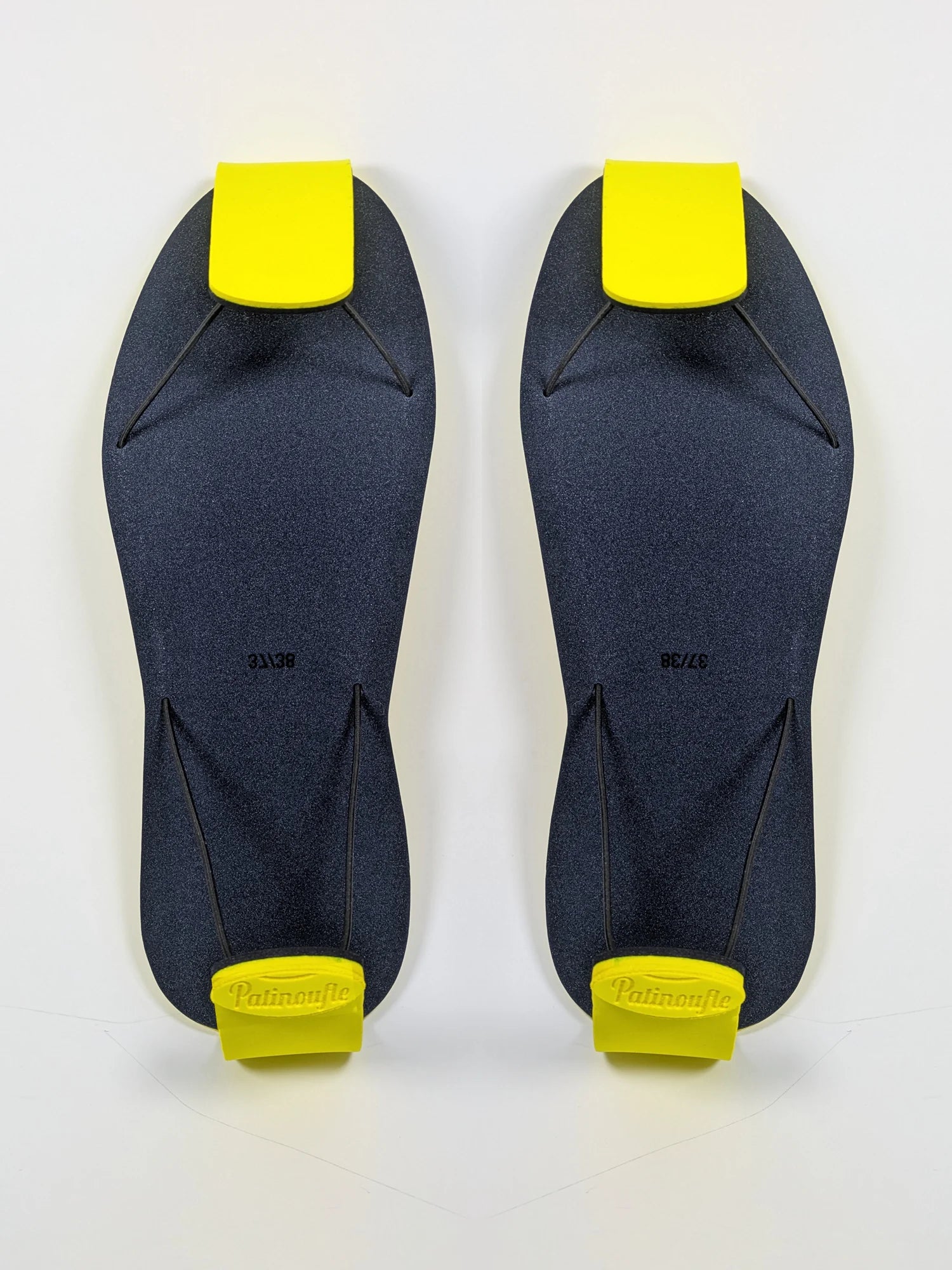 patins d'intérieur jaune