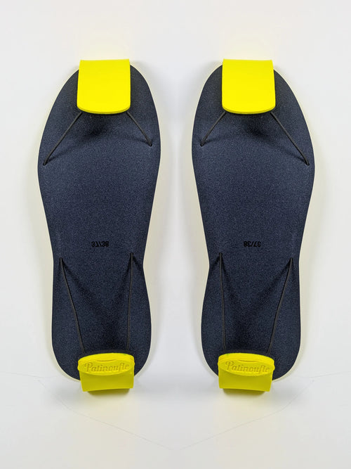 patins d'intérieur jaune